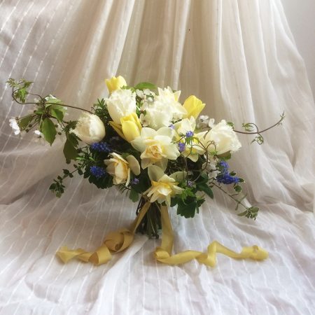 Spring Bridal Bouquet tulips and Daffodils