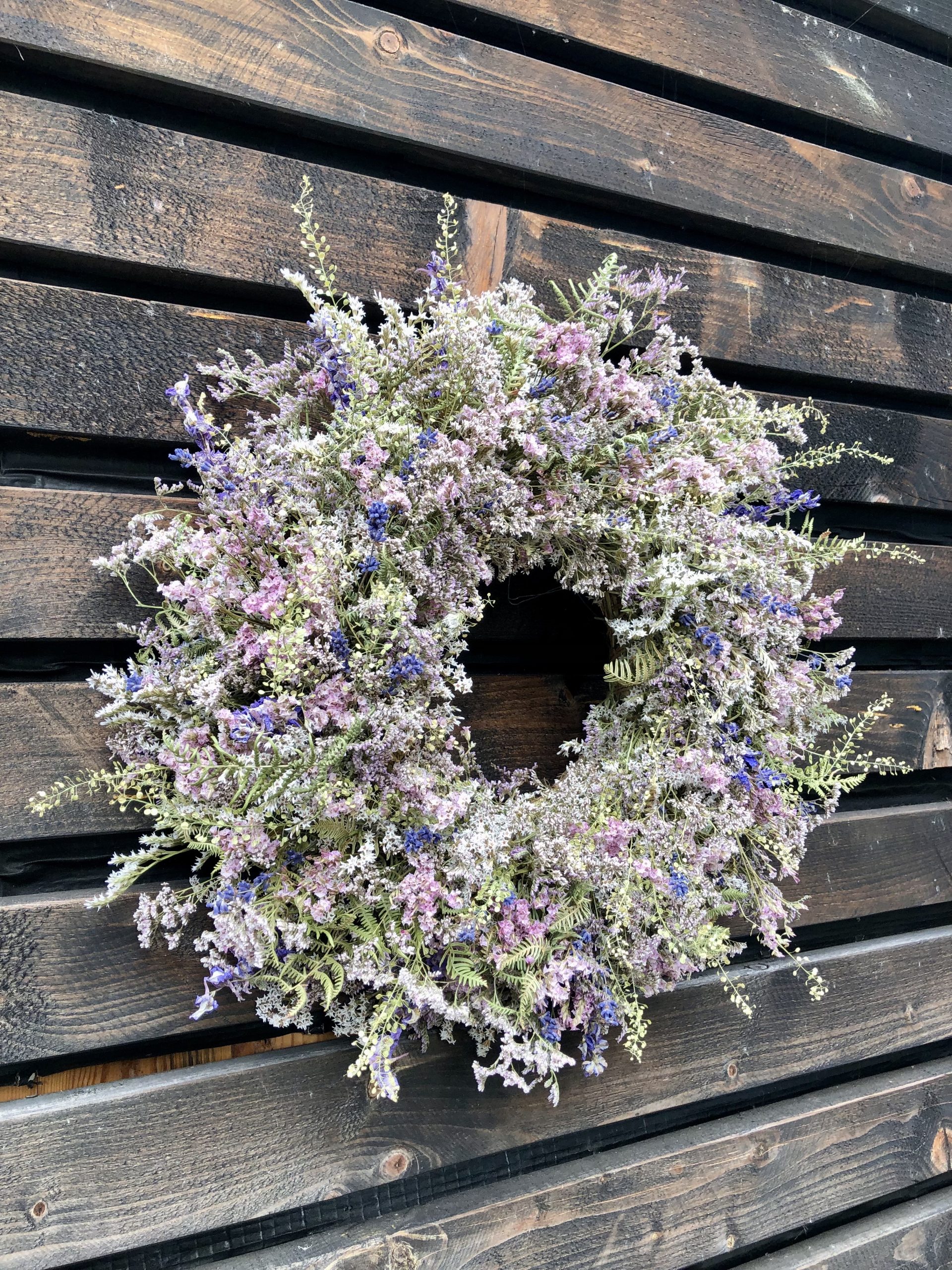dried flower wreath