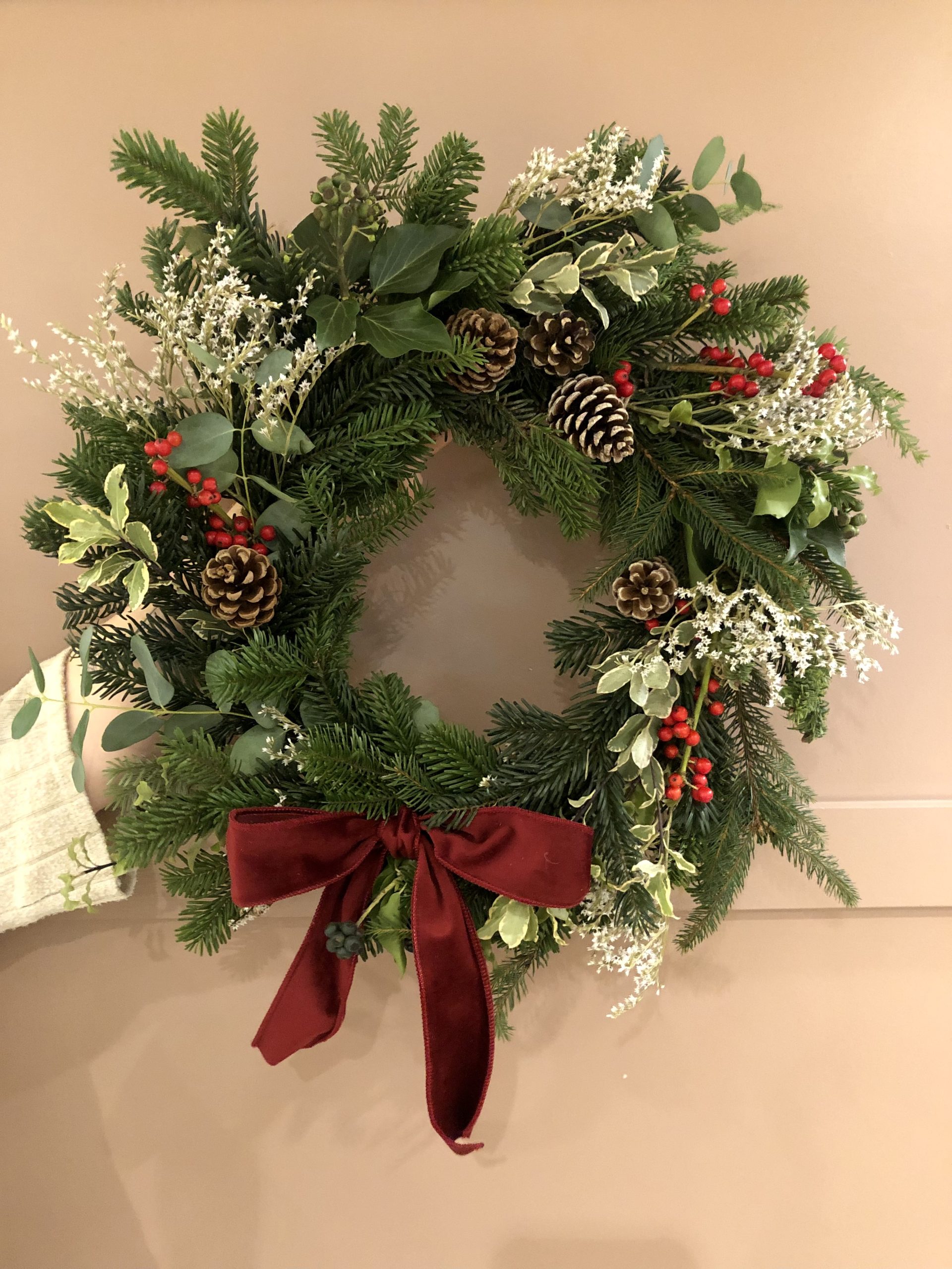 Christmas wreath workshop